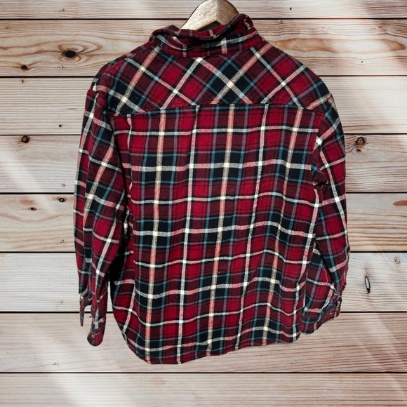Dickies Multicolor Plaid Flannel Size Large - Picture 2 of 6